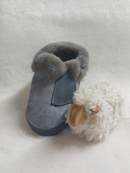 Sheepskin Medical Pancake Slipper