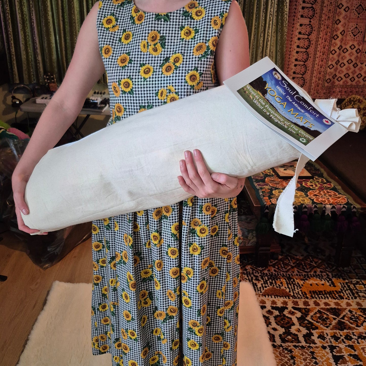 Sheep Wool Yoga Mat