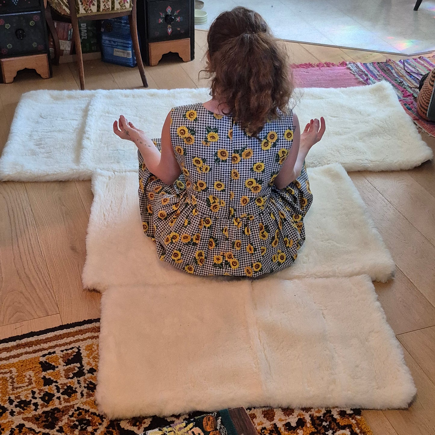 Sheep Wool Yoga Mat
