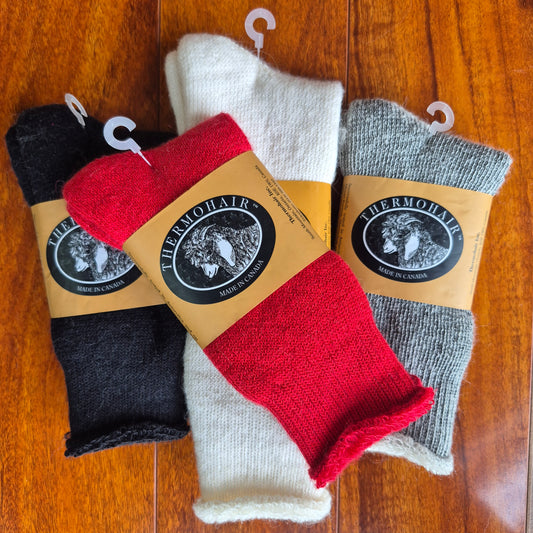 Mohair Crew Style Sock All Sizes
