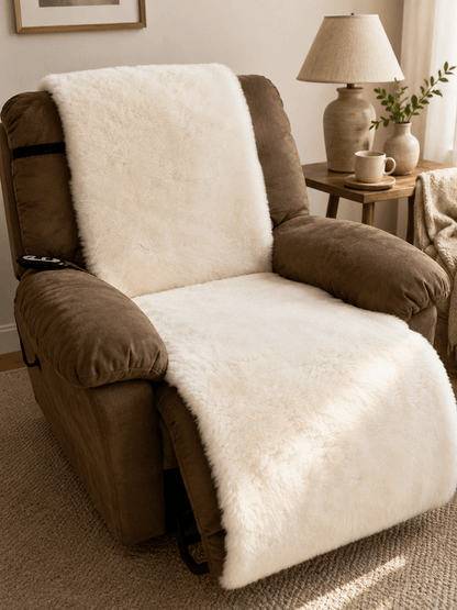 Sheep  Wool Recliner Overlay