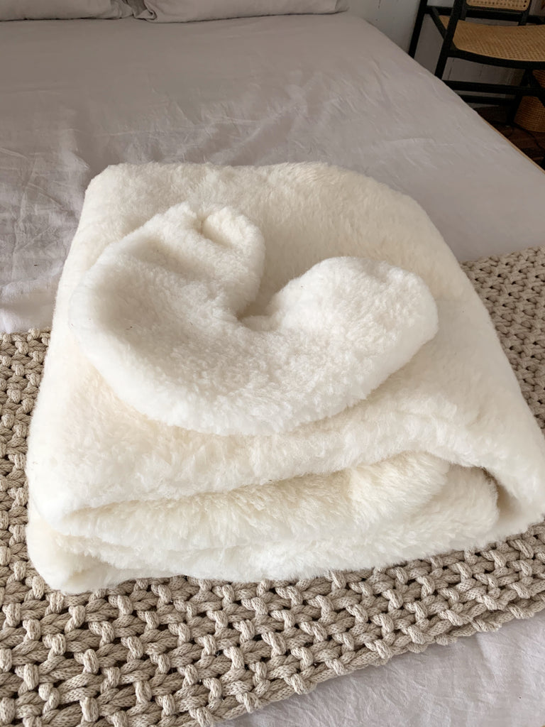 Sheep's Wool Massage Table & Head Rest Cover
