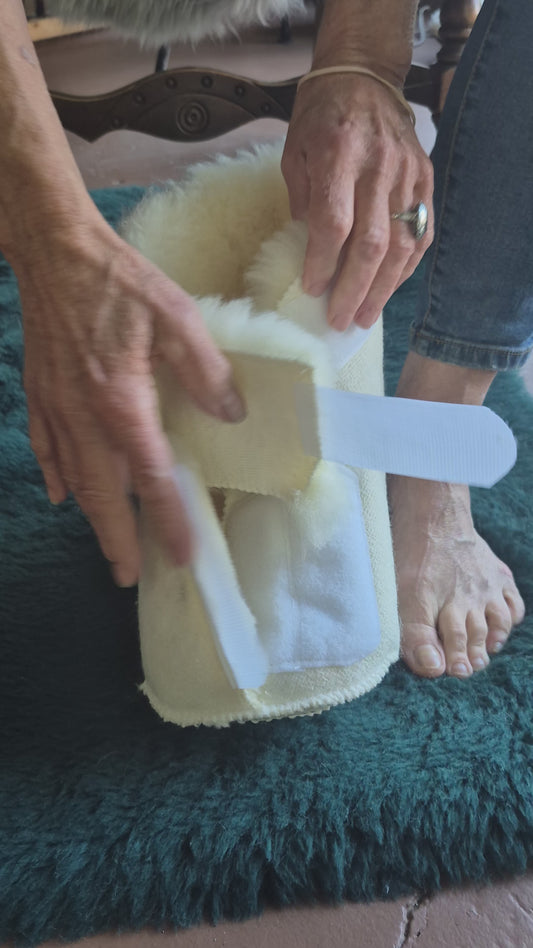 Sheep Wool Severe Swelling Boot, Medical/Therapeutic use