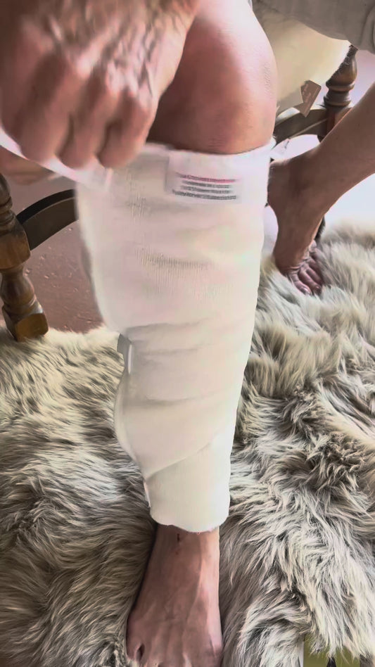Sheep Wool Leg Pads, Medical/Therapeutic Purpose